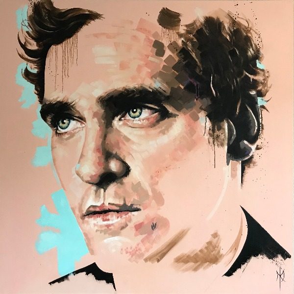 Joaquin Phoenix - Oil on Canvas