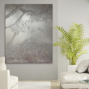 reflections are complicated - painting hanging on wall